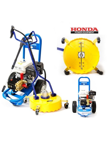 Pressure Washer Petrol with Patio Cleaner